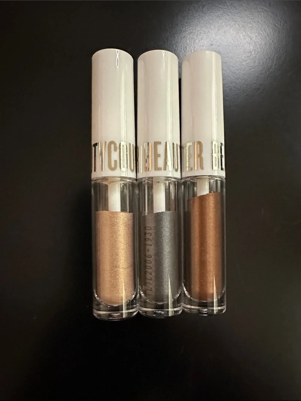 Beautycounter Cream Eyeshadow Bundle - Amber, Soft Gold, Onyx